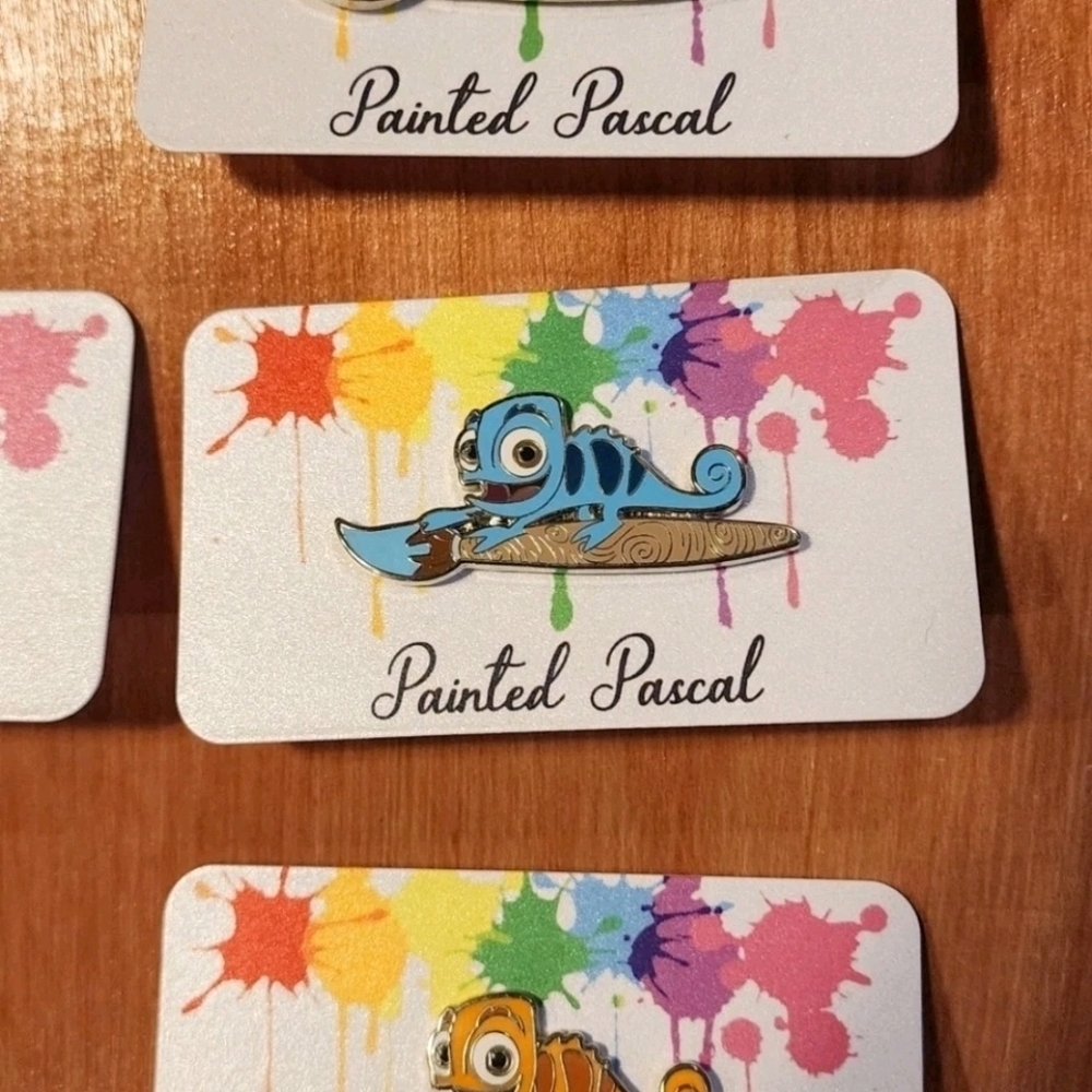 Painted Pascal Disney Fantasy Pin Set - Picture 2 of 7